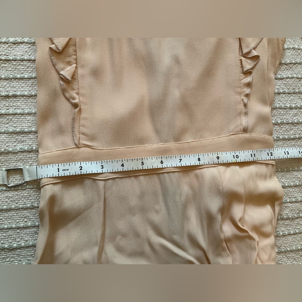Christy Dawn Quinn Dress Size XS Butterscotch Peach Pink Ruffle - Picture 9 of 16